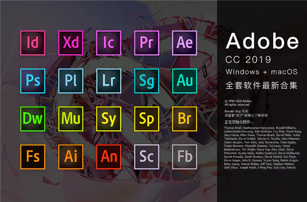 Adobe 2019全家桶中文版|一键安装|无需激活|Mac+Win插图